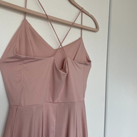 Light Pink Skater Dress - Picture 4 of 4